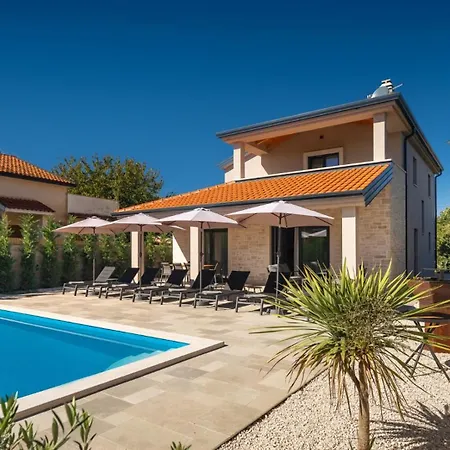 Villa Family Alves With Pool And Grill In Porec Peroj